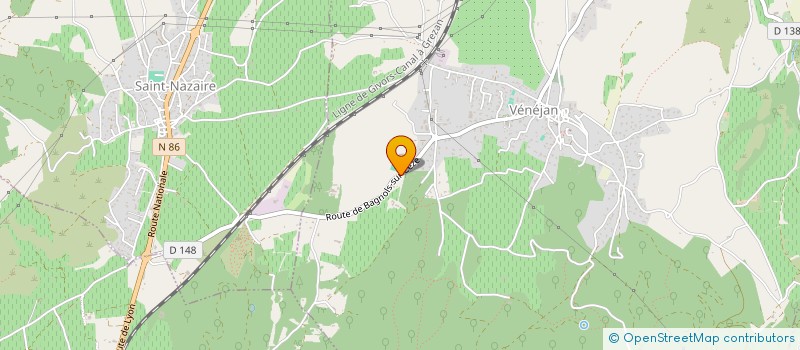 localisation de l'entreprise ROBAG  VENEJAN