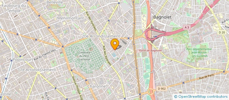 localisation de l'entreprise ROBAK'X  PARIS