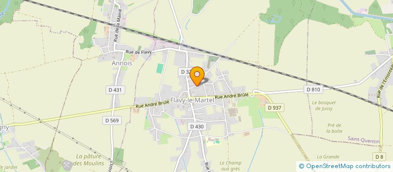 localisation de l'entreprise ROBAL  FLAVY-LE-MARTEL