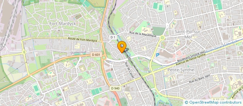 localisation de l'entreprise ROBALIME à DUNKERQUE