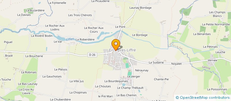 localisation de l'entreprise ROBAMI  ERCE-PRES-LIFFRE