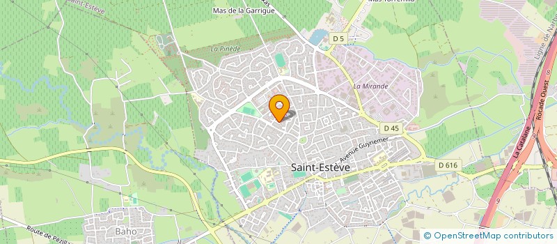 localisation de l'entreprise @ROBASE SAINT ESTEVE  SAINT-ESTEVE