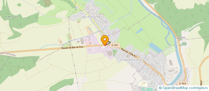 localisation de l'entreprise ROBATECH  CHAUVONCOURT