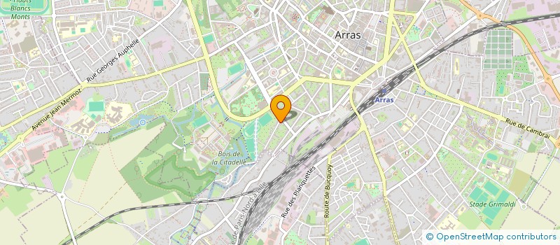 localisation de l'entreprise ROBATINVEST à ARRAS