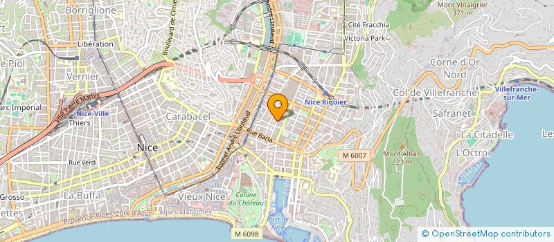 localisation de l'entreprise ROBAUT - ANIMA FUNUS à NICE