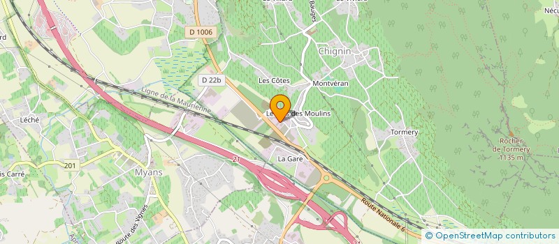 localisation de l'entreprise ROBAUT CONCEPTION à CHIGNIN