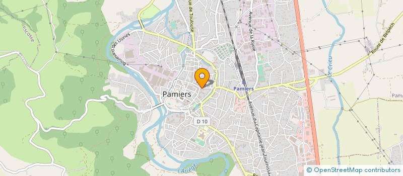 localisation de l'entreprise ROBBA-MAUREL à PAMIERS