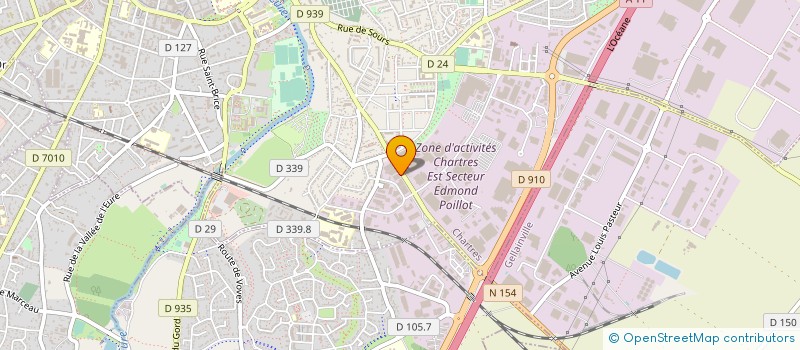 localisation de l'entreprise ROBBE à CHARTRES