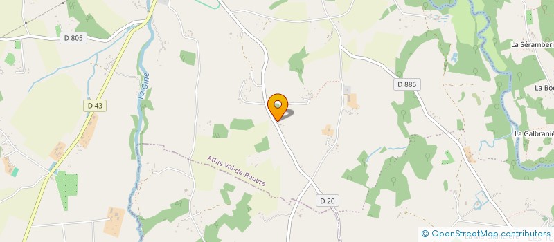 localisation de l'entreprise ROBBE ESPACES VERTS à MONTILLY-SUR-NOIREAU