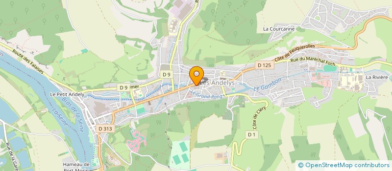 localisation de l'entreprise ROBBE-KOLENO  LES ANDELYS