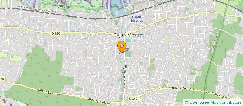 localisation de l'entreprise ROBCIS-TROY  GUJAN-MESTRAS