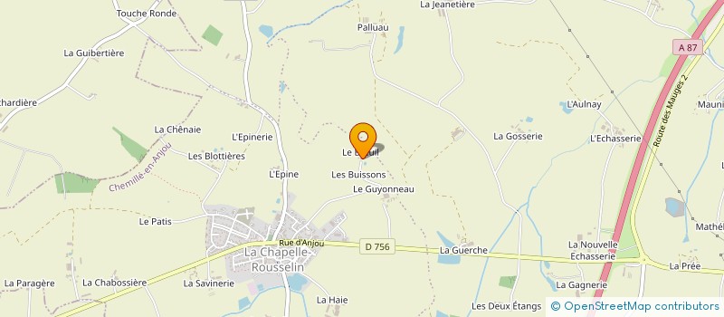 localisation de l'entreprise ROBE HOLSTEIN EARL à CHEMILLE-EN-ANJOU