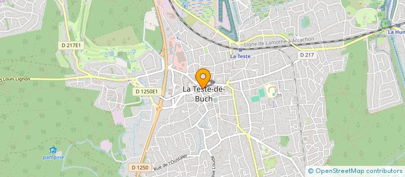 localisation de l'entreprise ROBE ROUGE  LA TESTE-DE-BUCH