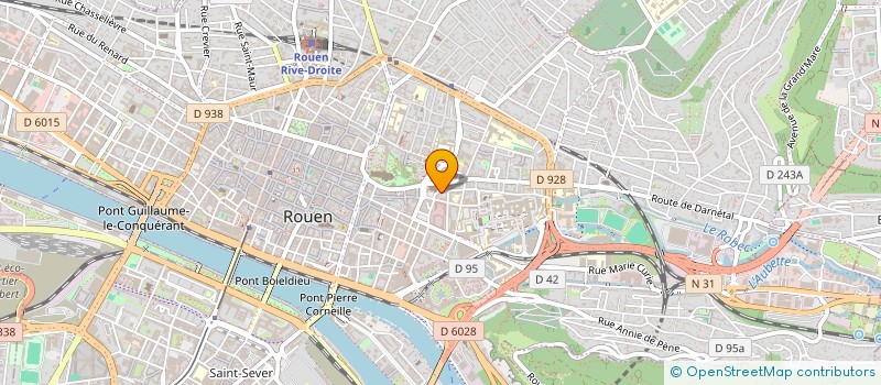 localisation de l'entreprise ROBEC  ROUEN