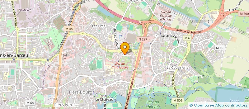 localisation de l'entreprise ROBEEN-IT à VILLENEUVE-D'ASCQ