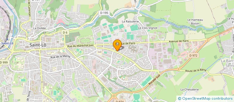 localisation de l'entreprise ROBELI  SAINT-LO