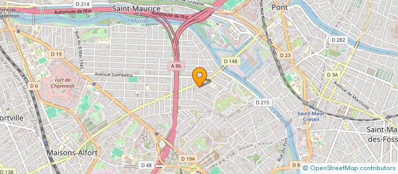 localisation de l'entreprise ROBELIN MICHELETTI à MAISONS-ALFORT