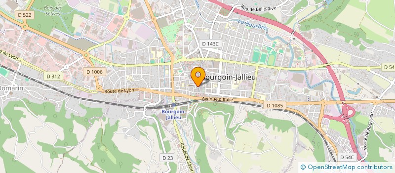 localisation de l'entreprise ROBEN à BOURGOIN-JALLIEU
