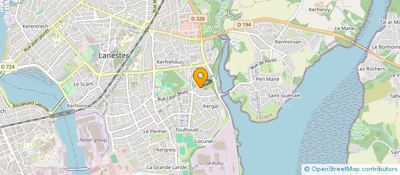 localisation de l'entreprise ROBEN  LANESTER