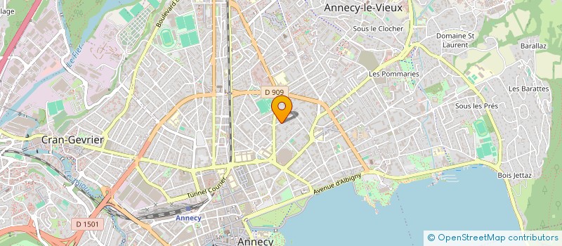 localisation de l'entreprise ROBEN à ANNECY