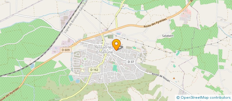 localisation de l'entreprise ROBENS  NISSAN-LEZ-ENSERUNE