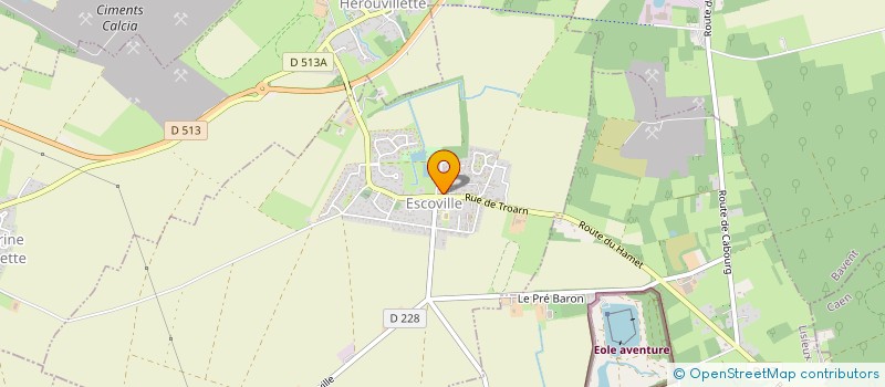 localisation de l'entreprise ROBERGE PIERRE ET ANDRE  ESCOVILLE