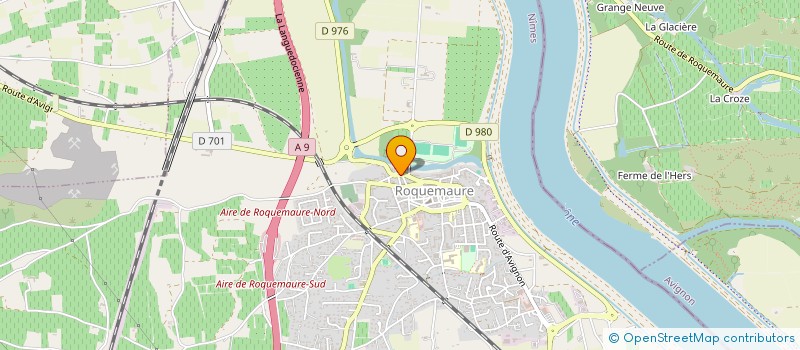 localisation de l'entreprise ROBERT  ROQUEMAURE