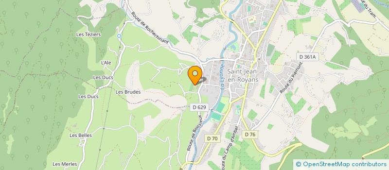 localisation de l'entreprise ROBERT  SAINT-JEAN-EN-ROYANS