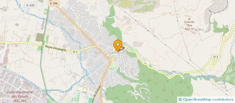 localisation de l'entreprise ROBERT  GEMENOS