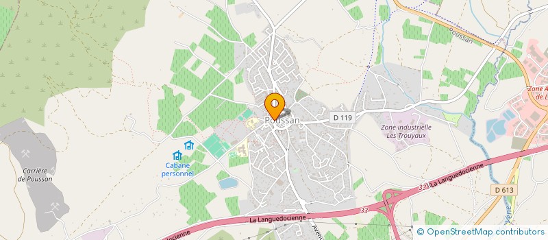 localisation de l'entreprise ROBERT à POUSSAN
