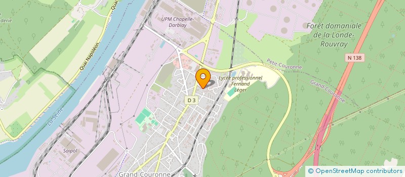 localisation de l'entreprise ROBERT  GRAND-COURONNE