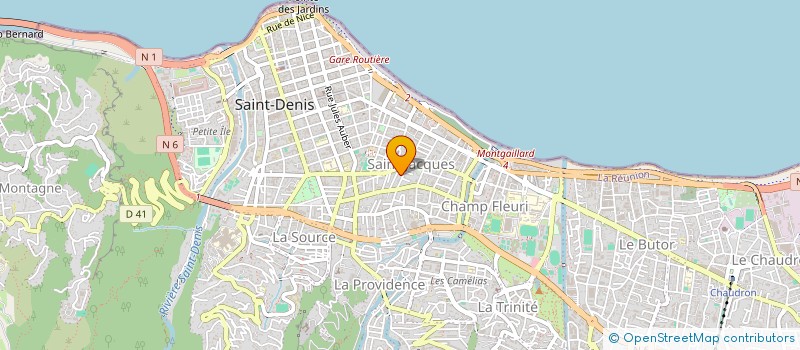 localisation de l'entreprise ROBERT à SAINT-DENIS