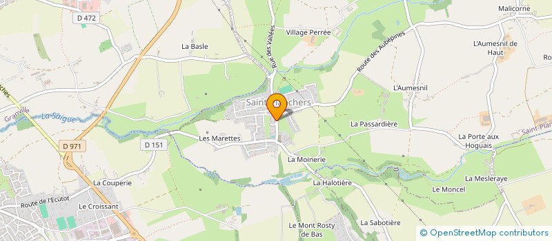 localisation de l'entreprise ROBERT  SAINT-PLANCHERS