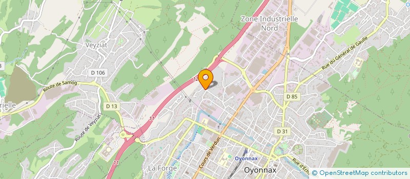 localisation de l'entreprise ROBERT ANTONIN IMMOBILIER à OYONNAX