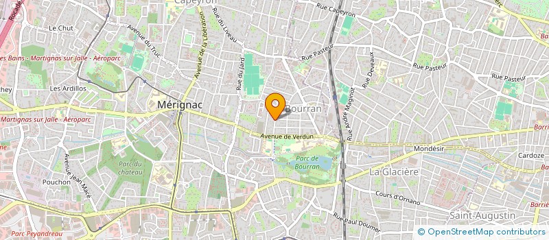 localisation de l'entreprise ROBERT BALLION  MERIGNAC