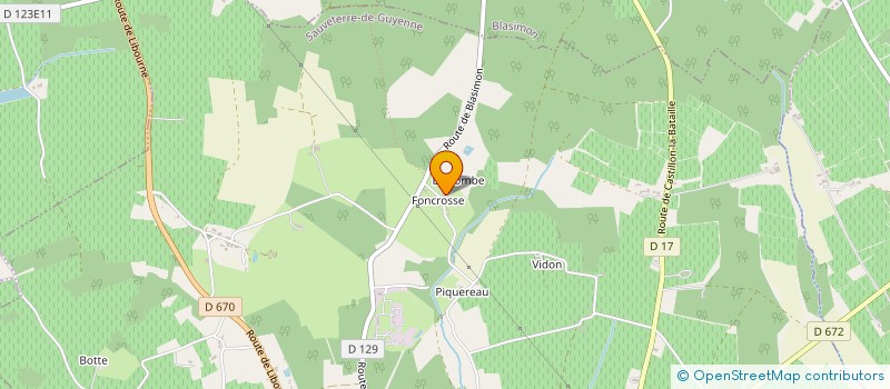 localisation de l'entreprise ROBERT BATIMENT à SAUVETERRE-DE-GUYENNE