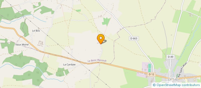 localisation de l'entreprise ROBERT-CANU à SAP-EN-AUGE