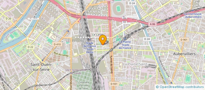 localisation de l'entreprise ROBERT CURIEL SA à SAINT-DENIS
