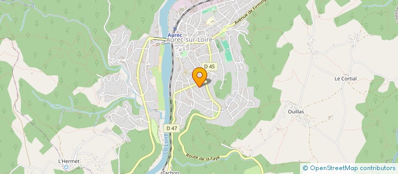 localisation de l'entreprise ROBERT DANIEL ET PAUL à AUREC SUR LOIRE