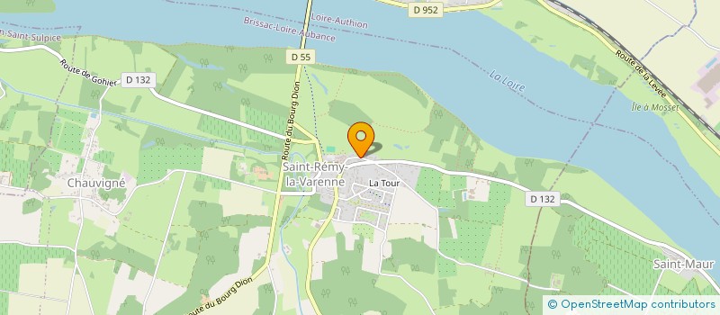 localisation de l'entreprise ROBERT DE CRAON  BRISSAC LOIRE AUBANCE