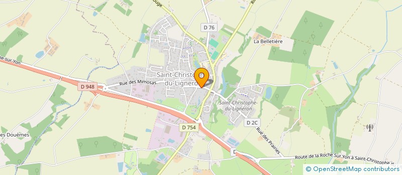 localisation de l'entreprise ROBERT DE SABLE  SAINT-CHRISTOPHE-DU-LIGNERON