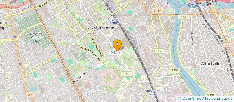 localisation de l'entreprise ROBERT DRIVE  IVRY-SUR-SEINE