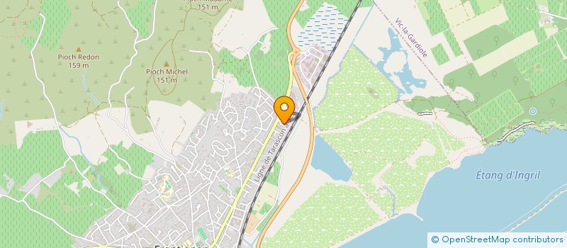 localisation de l'entreprise ROBERT ET CELIA CUISINENT à FRONTIGNAN