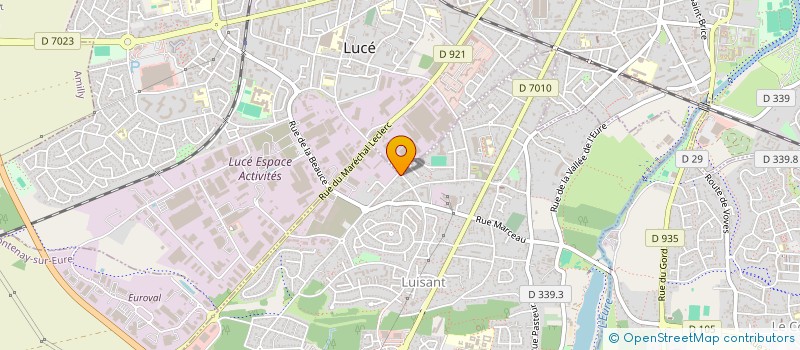 localisation de l'entreprise ROBERT FINANCES à LUISANT