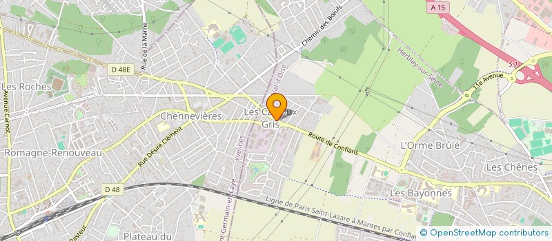 localisation de l'entreprise ROBERT & FREDERIC FERRAGNE à HERBLAY-SUR-SEINE