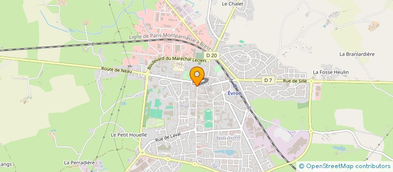 localisation de l'entreprise ROBERT GUILLAUME  EVRON