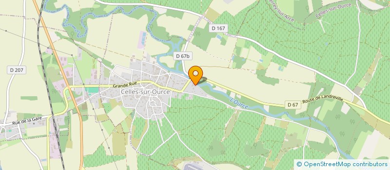 localisation de l'entreprise ROBERT JAILLANT à CELLES-SUR-OURCE