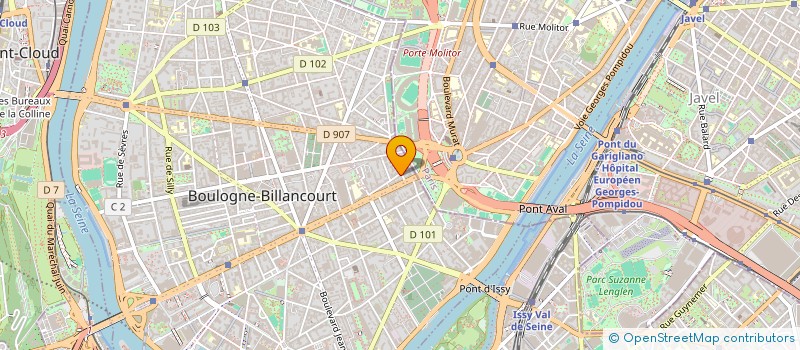 localisation de l'entreprise ROBERT LAFONT PARTICIPATIONS à BOULOGNE-BILLANCOURT