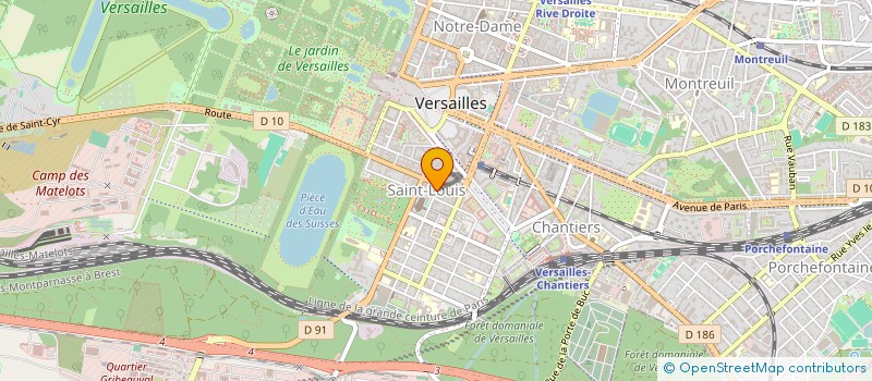 localisation de l'entreprise ROBERT LE BON CONSULTING à VERSAILLES