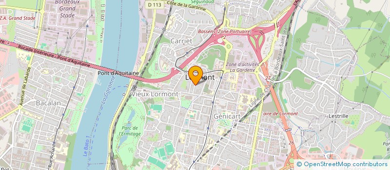 localisation de l'entreprise ROBERT LE CARDONNEL  LORMONT